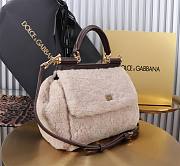 Okify Dolce & Gabbana Sicily Wool Bag 20x16x8cm - 3