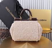 Okify Dolce & Gabbana Sicily Wool Bag 20x16x8cm - 2