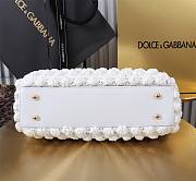 Okify Dolce & Gabbana Raffia Crochet Sicily Bag 25x17x9cm - 4