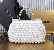 Okify Dolce & Gabbana Raffia Crochet Sicily Bag 25x17x9cm - 3