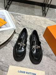 Okify Louis Vuitton Black Loafers EU35-45 - 1