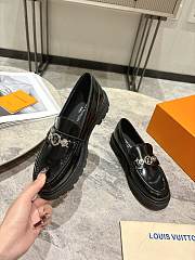 Okify Louis Vuitton Black Loafers EU35-45 - 2