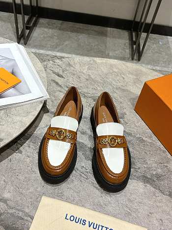 Okify Louis Vuitton Brown Loafers EU35-45