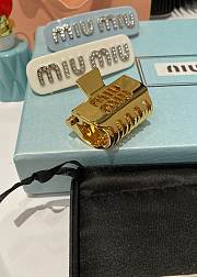 Okify MiuMiu Gold Hairclip 19797 - 4