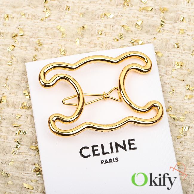 Okify Celine Gold Hairclip 19801 - 1