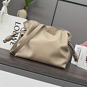 Okify Loewe Medium Flamenco Clutch In Beige Nappa Calfskin 30x24.5x10.5cm - 2