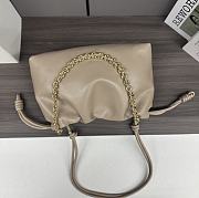 Okify Loewe Medium Flamenco Purse In Beige Mellow Nappa Lambskin 30x10.5x20cm - 6