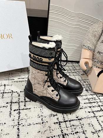 Okify Dior Leather And Wool Martin Boots EU35-41 19824