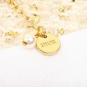 Okify Dior Bee Pink Gold Necklace  - 4