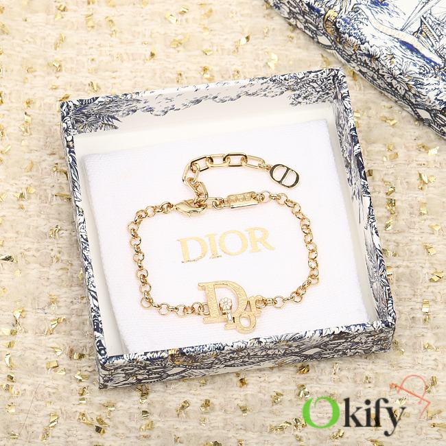 Okify Dior White Flower Bracelet - 1