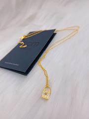 Okify APM Monaco Gold Heartlock Necklace  - 4