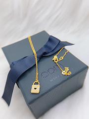 Okify APM Monaco Gold Heartlock Necklace  - 3