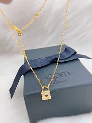 Okify APM Monaco Gold Heartlock Necklace  - 2