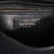 Okify Valentino Garavani Roman Stud Bag In Black 25x7x15cm 19851 - 6