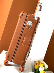 Okify Hermes Orange Brown Suitcase  - 2