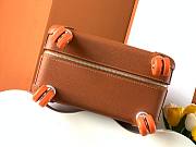 Okify Hermes Orange Brown Suitcase  - 3