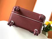 Okify Hermes Dark Red Suitcase  - 4