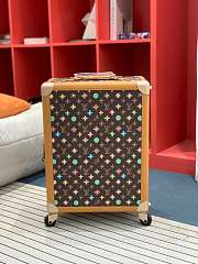 Okify Louis Vuitton Rolling Trunk Suitcase With Multicolor M25241 39x55x21cm  - 4