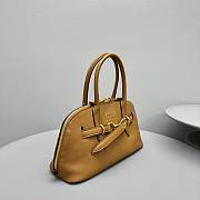 Okify MiuMiu Aventure nappa leather top handle bag in brown 34x12x31cm  - 2