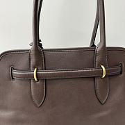 Okify MiuMiu Dark Brown Aventure Nappa Leather Bag 40x13x30cm  - 2