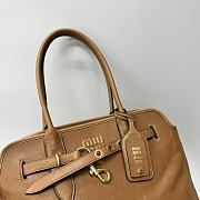 Okify MiuMiu Brown Aventure Nappa Leather Bag 40x13x30cm  - 3