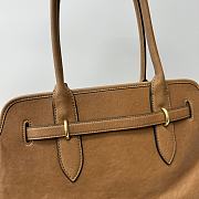 Okify MiuMiu Brown Aventure Nappa Leather Bag 40x13x30cm  - 2