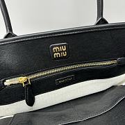 Okify MiuMiu Black Aventure Nappa Leather Bag 40x13x30cm  - 2