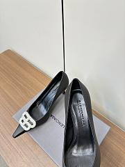 Okify Balenciaga Black Crystal High Heels EU35-39 19930 - 3