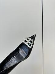 Okify Balenciaga Black Crystal High Heels EU35-39 19932 - 5