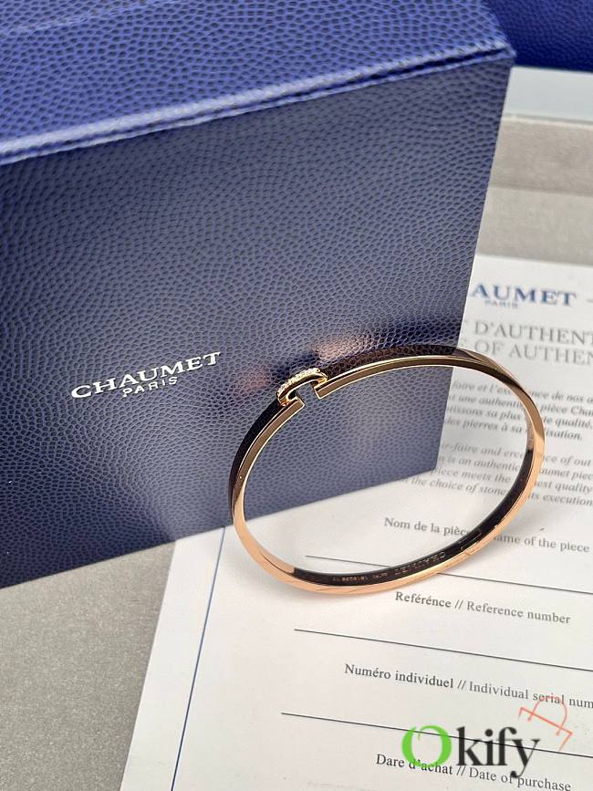 Okify Chaumet Liens Evidence Gold Bracelet 19938 - 1