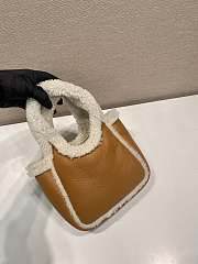 Okify Prada Mini Shearling Bag 18x15.5x10cm  - 3