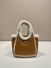 Okify Prada Mini Shearling Bag 18x15.5x10cm  - 1