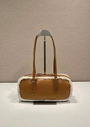 Okify Prada Medium Shearling Two Handle Bag 27x12x6cm - 4