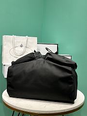 Okify Prada Re-Nylon And Leather Backpack In Black 38x45x18cm - 2