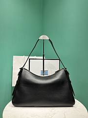 Okify Prada Large Aimée black leather shoulder bag 39x24x11.5cm - 4