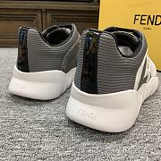 Okify Fendi Little Monster Grey Gray Trainers For Men EU38-46 - 5