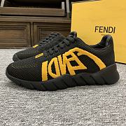 Okify Fendi Little Monster Black And Yellow Trainers For Men EU38-46 - 1