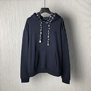 Okify Louis Vuitton Navy Blue Hoodie XS-L - 1