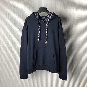 Okify Louis Vuitton Navy Blue Hoodie XS-L