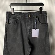 Okify Louis Vuitton Black Damier Jeans 28-44 - 4