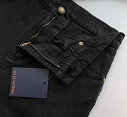 Okify Louis Vuitton Black Damier Jeans 28-44 - 3