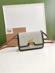 Okify Burberry Two Tone Canvas And Leather TB Bag 21x16x6cm 19982 - 1