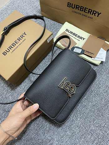 Okify Burberry Two Tone Canvas And Leather TB Bag 21x16x6cm 19984