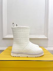 Okify Fendi Apres Chic White Snow Boots EU35-41 - 1