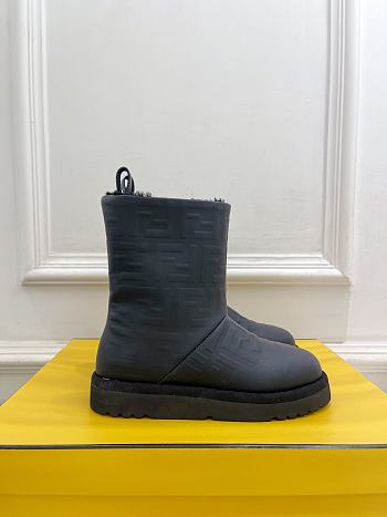 Okify Fendi Apres Chic Black Snow Boots EU35-41