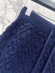 Okify Louis Vuitton Blue Wool Short Skirt SML  - 4