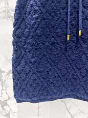 Okify Louis Vuitton Blue Wool Short Skirt SML  - 2