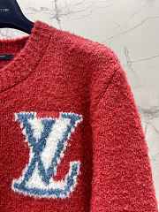 Okify Louis Vuitton Ski Sweater In Red SML - 4