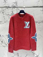 Okify Louis Vuitton Ski Sweater In Red SML - 1