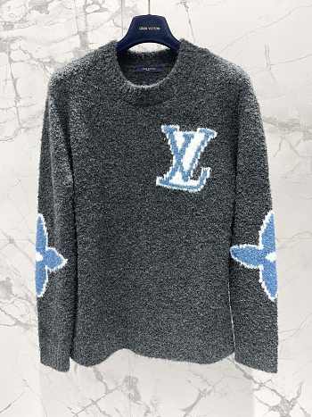 Okify Louis Vuitton Ski Sweater In Grey Gray SML